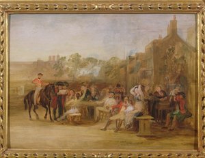 Studie pro „Chelsea Pensioners Reading the Waterloo Dispatch“, 1822 (viz 10331)
